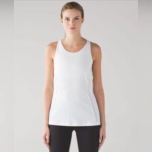 Lululemon black high neck tank size 4